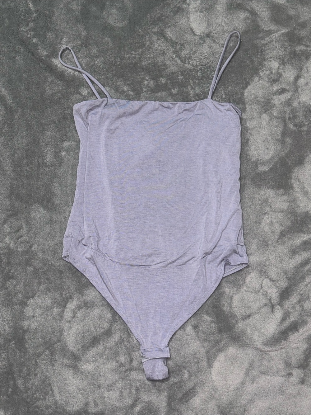 Final Touch steel colored Spaghetti-Strap Bodysuit